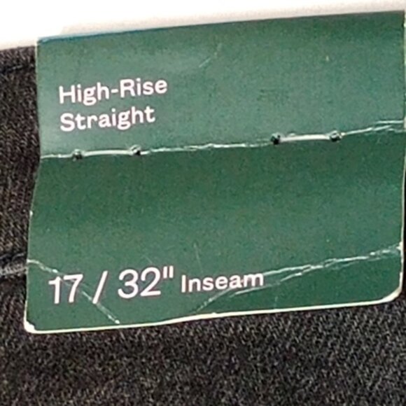 Wild Fable Black Wash Women's High-Rise Straight Button Fly Jeans NWT - Picture 7 of 11